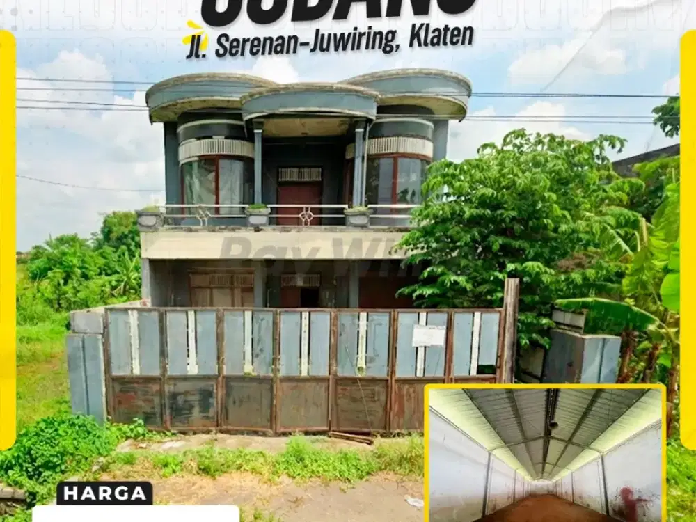 Gudang Murah Luas Zona Industri di Jalan Serenan-Juwiring Klaten
