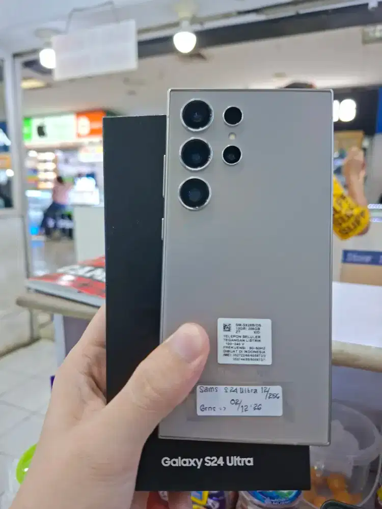 Samsung S24 ultra ram 12/256gb garansi 11 bln