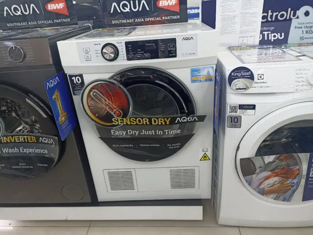 Mesin Cuci Aqua Dryer Front Loading 7KG