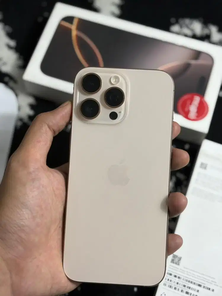 iPhone 16 PM 256GB BH 100% Garansi resmi on Agustus 2026