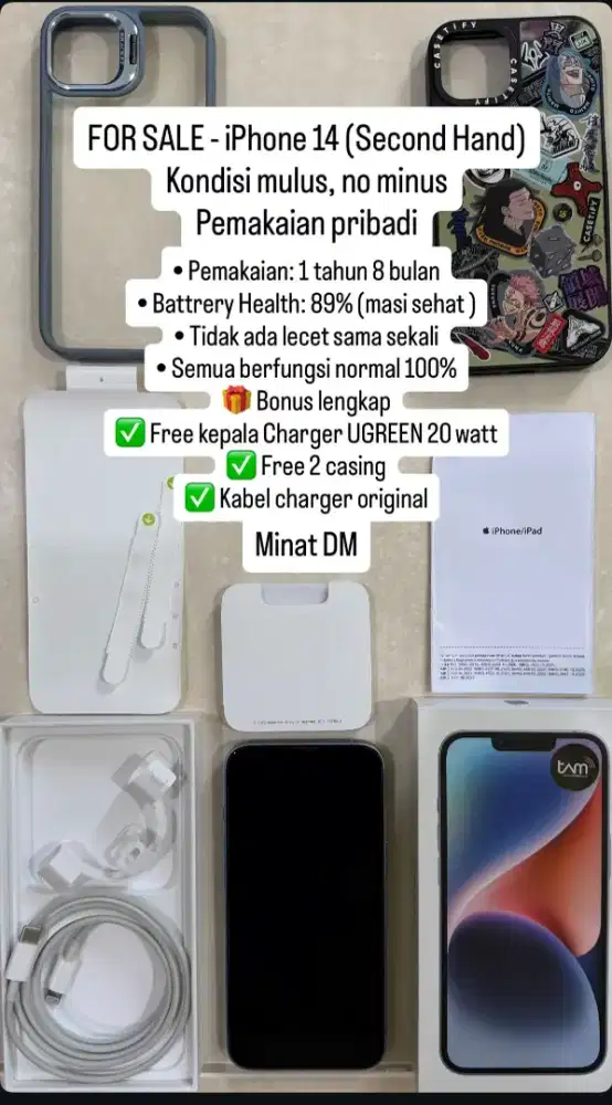 FORSALE-iPhone 14(Second Hand)