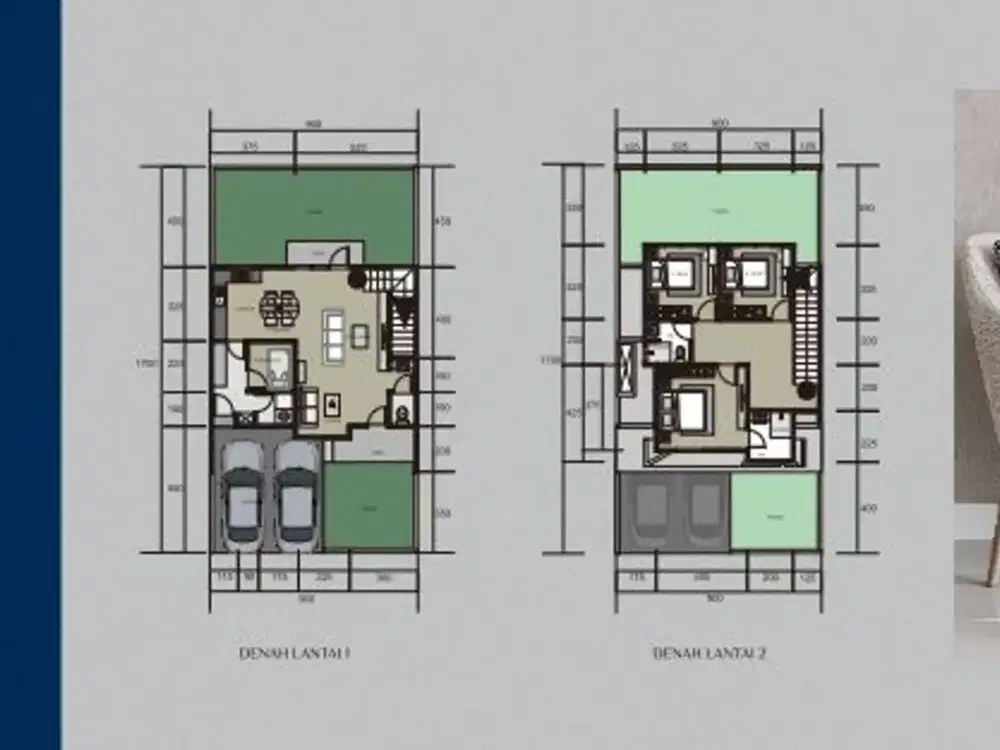2 Lantai, Rumah Luas, 10 Menit Al Azhar World School