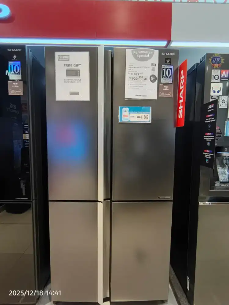 KULKAS SHARP 639LTR GARANSI 10 TAHUN