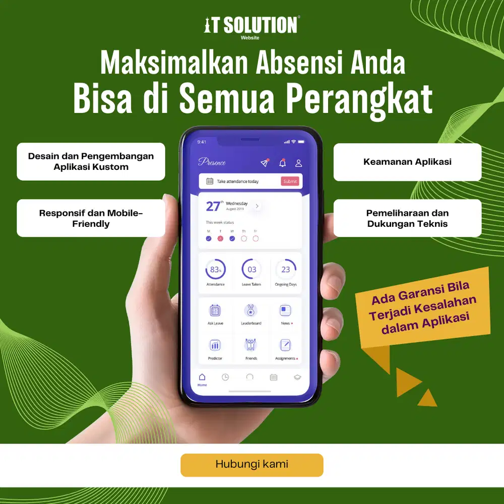 Jasa Pembuatan Aplikasi Absensi Online Profesional
