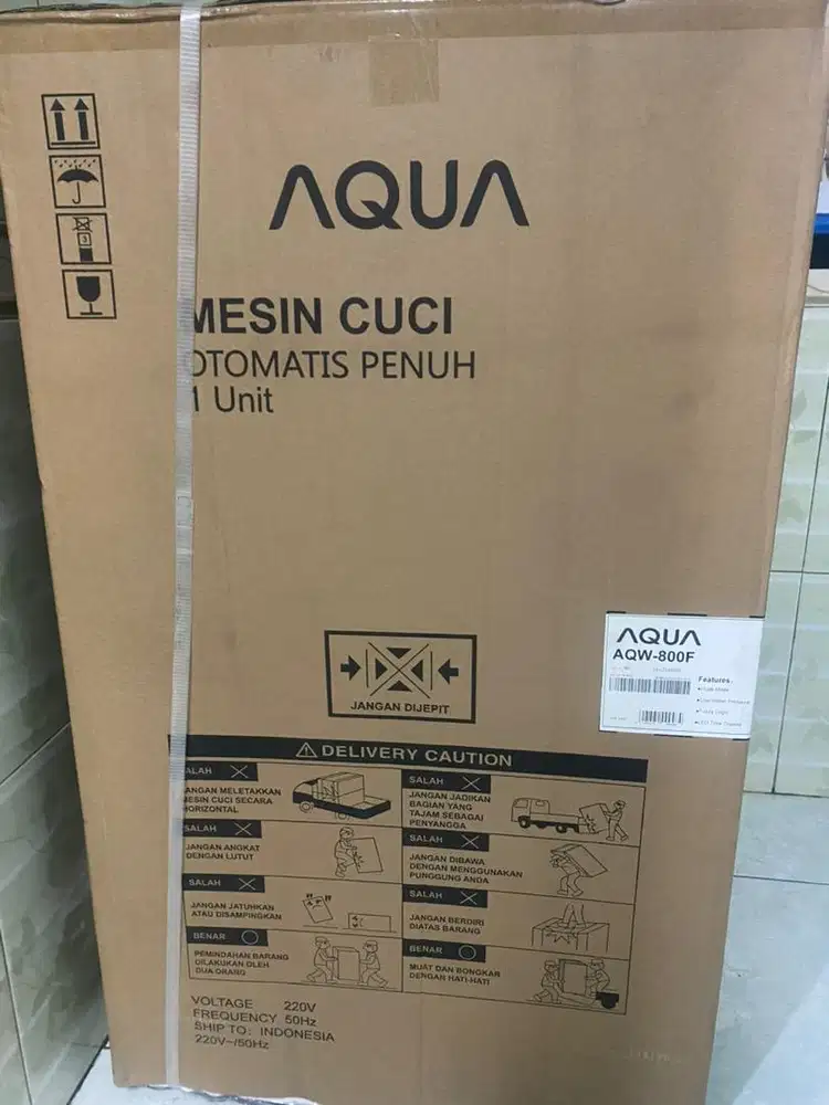 Dijual Mesin cuci aqua aqw 800f