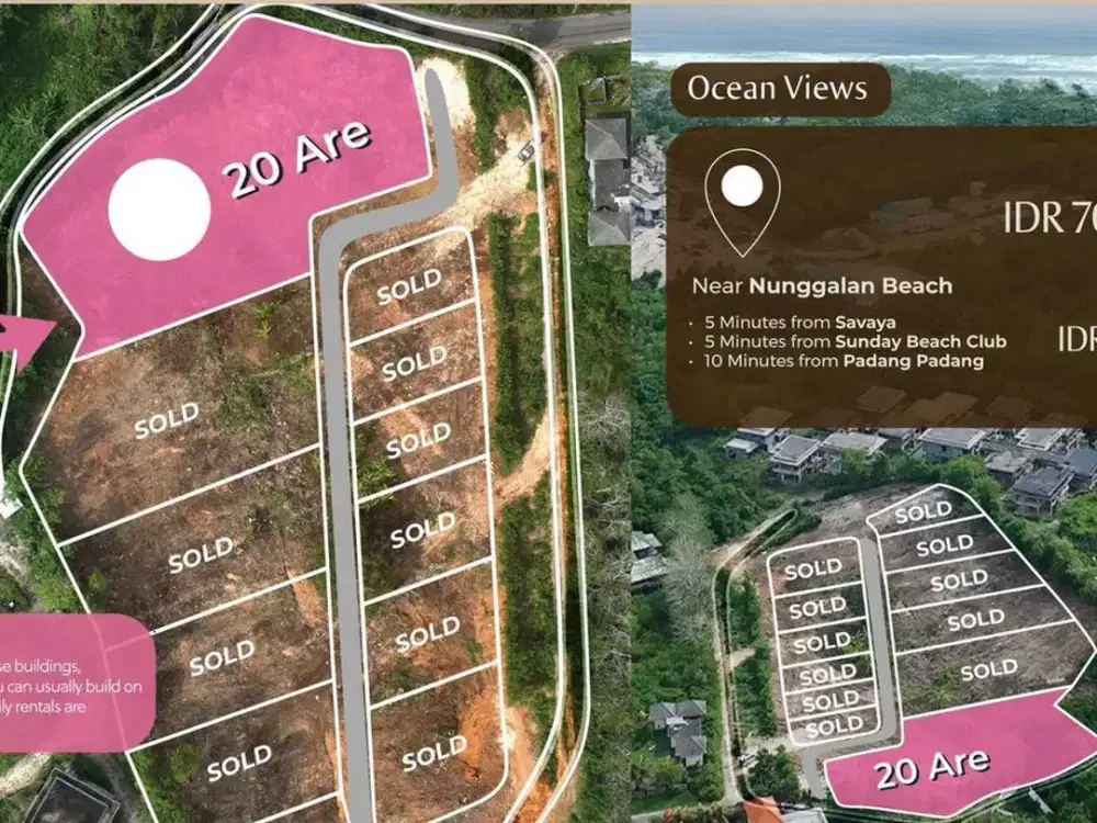 High Value Freehold Land With Ocean View In Prime Uluwatu