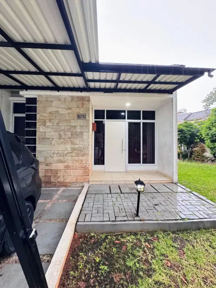 Rumah murah baru siap huni full furnished
