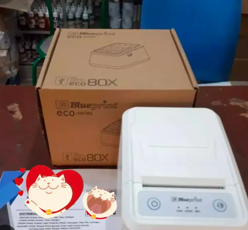 PRINTER THERMAL BLUEPRINT ECO 80X USB 80MM WHITE ORIGINAL
