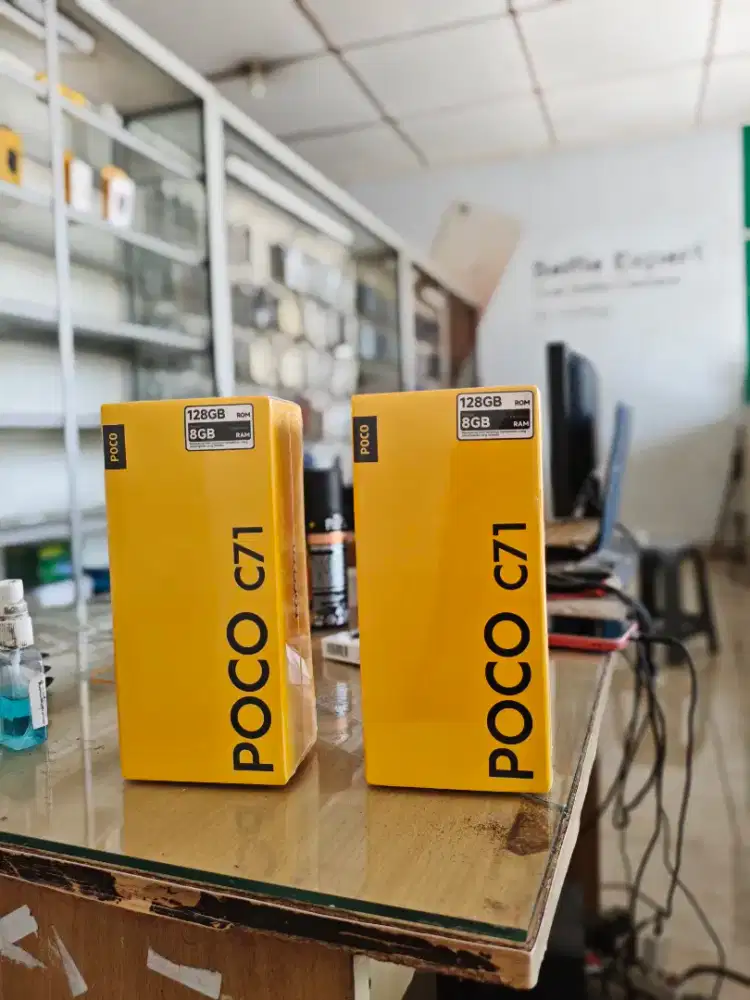 Poco C71 4/128 Hitam New Segel Resmi - Slamet Cell