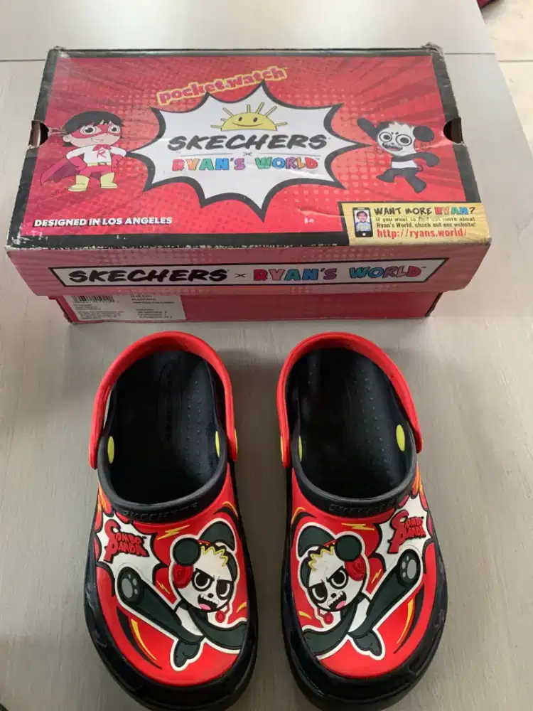 Sepatu Sandal Skechers limited edition Ryans world uk eur  33,5 import
