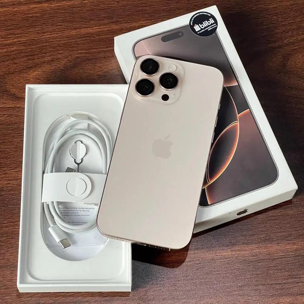 iPhone 16 Pro Max 256GB GDN BH100% Mulus Fullset Istimewa