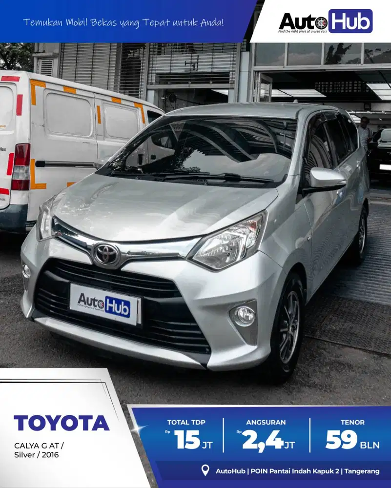 Toyota Calya G AT 2016 Silver Metalik