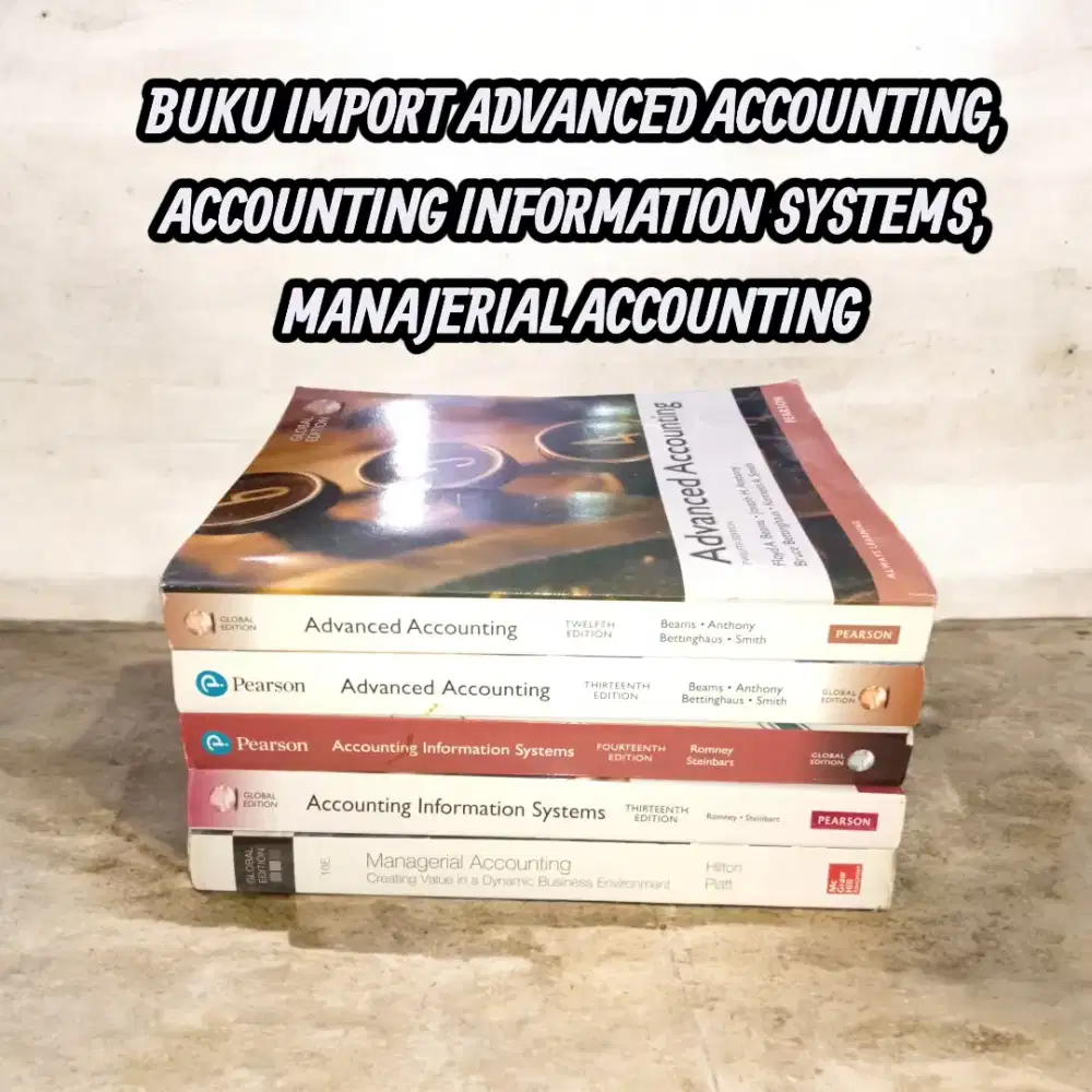 BUKU IMPORT ADVANCED ACCOUNTING, ACCOUNTING INFORMATION SYSTEM