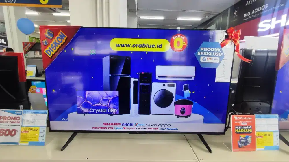 Google TV TCL QLED 50 inch, bisa dicicil pakai ShopeePay Later