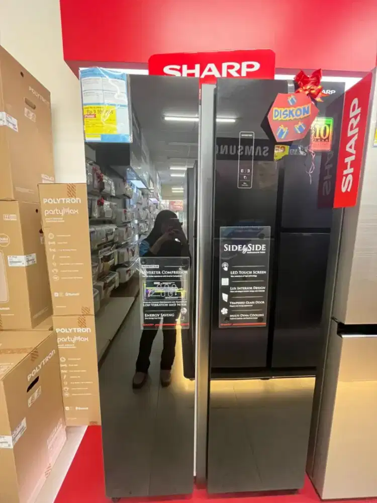 Promo Cicilan Kulkas Sharp 532L | 150 Watt | Inverter