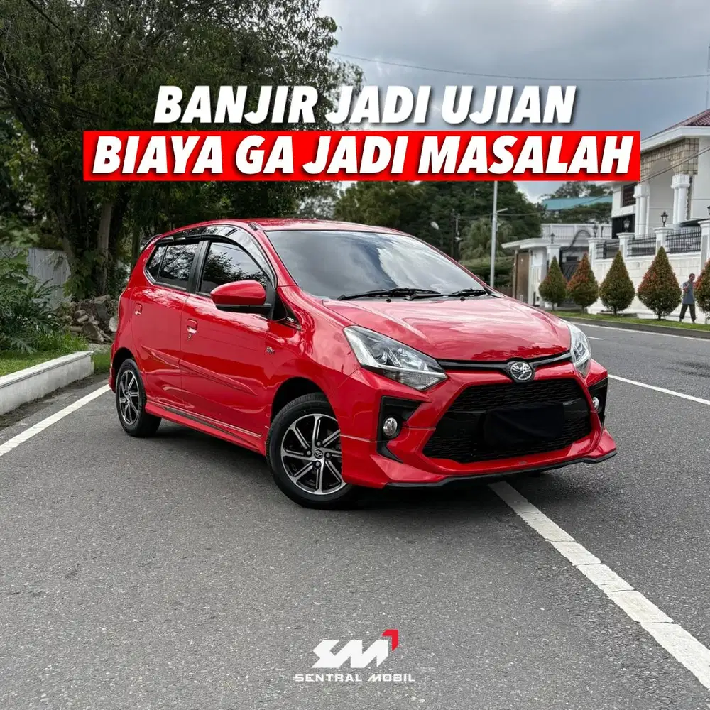 Odo 35xxx asli Toyota Agya 1.2 Trd Mt Manual Merah 2020