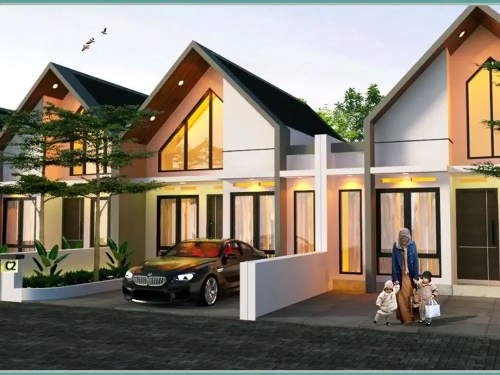 RUMAH MINIMALIS BONUS MEZZANINE GAMPING SLEMAN
