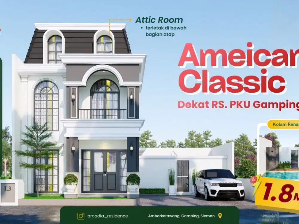 RUMAH MEWAH 3 LANTAI DI SLEMAN JOGJA