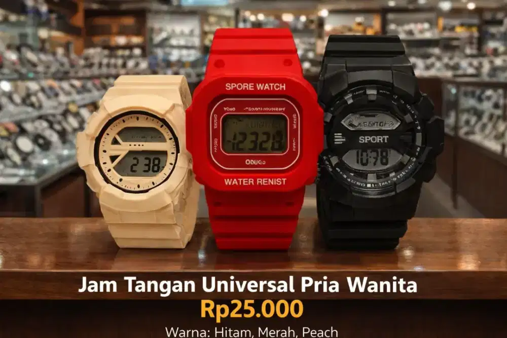 Jam Tangan Murah Meriah Universal Laki Perempuan