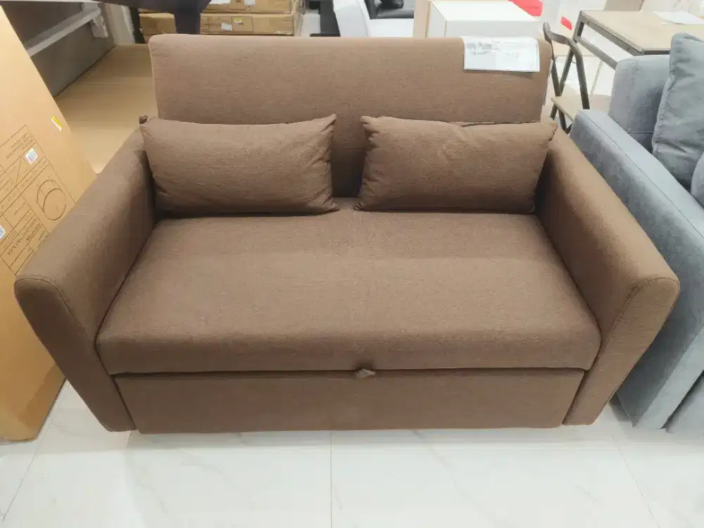 Promo Akhir Tahun Discount 50% SELMA Sofabed Laguna Sleeper Brown