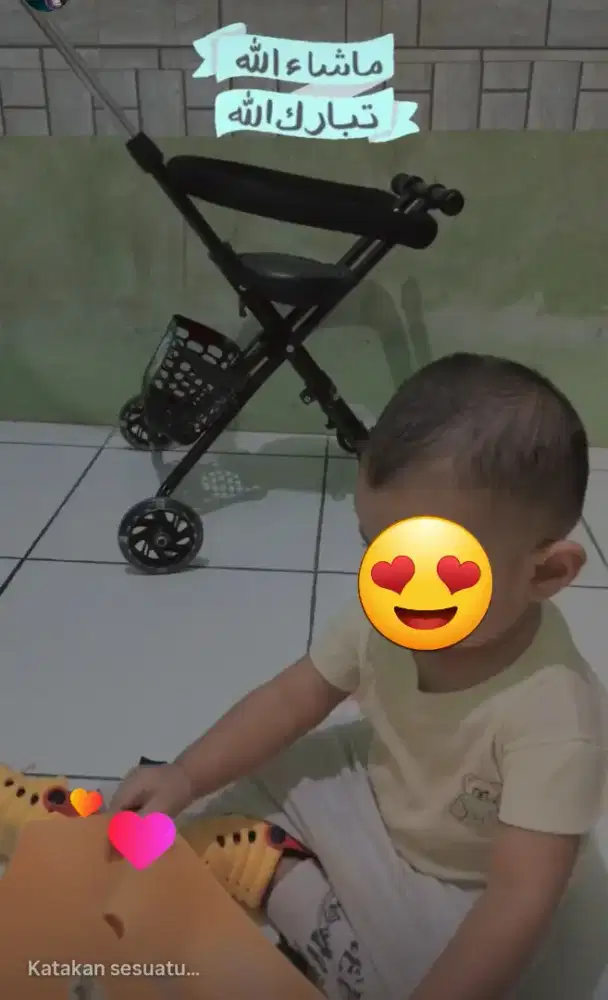 Magic stroller lipat roda 5