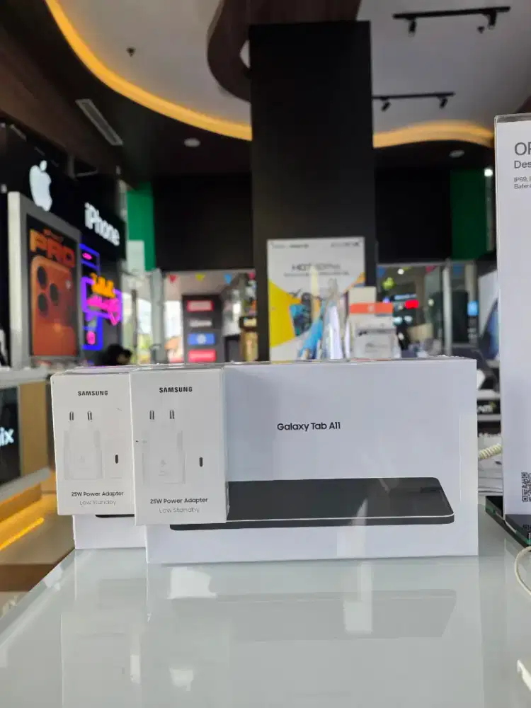 FREE ADAPTOR 25W! SAMSUNG TAB A11 4/64 BISA COD GARANSI SEIN