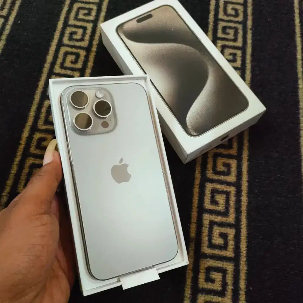 iphone 15 PROMAX 512 EX IBOX lengkap