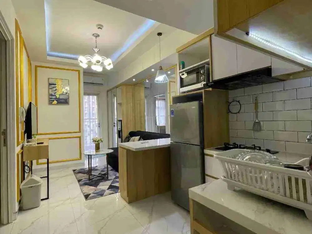 Disewakan tipe 2 bed Full Furnish di tower Davalia, Apartemen The Springlake, Summarecon Bekasi.