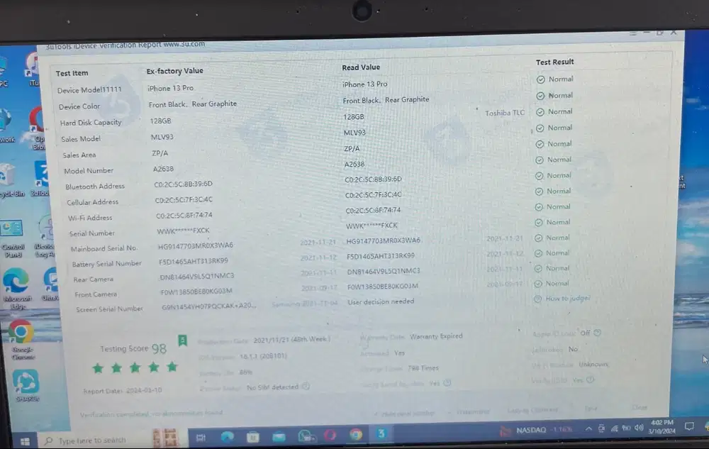 jual santai iphone 13 pro