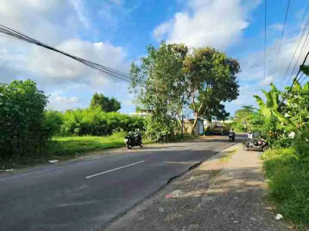 DIJUAL TANAH KOMERSIL STRATEGIS JLN UTAMA SEMPOL PERERENAN CANGGU