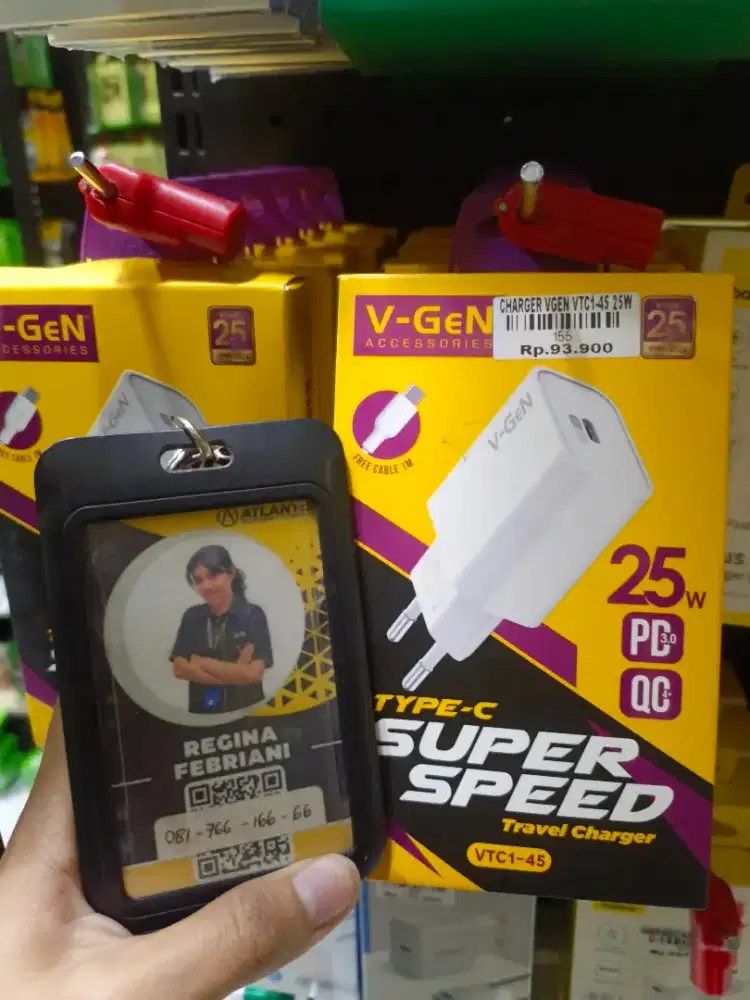 CHARGER VGEN VTC1-45 25W | ATLANTIS DAHSYAT