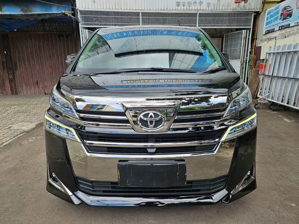 Antik 46 rb km Toyota Vellfire 2.5 G atpm facelift 2020 nik 2019 hitam
