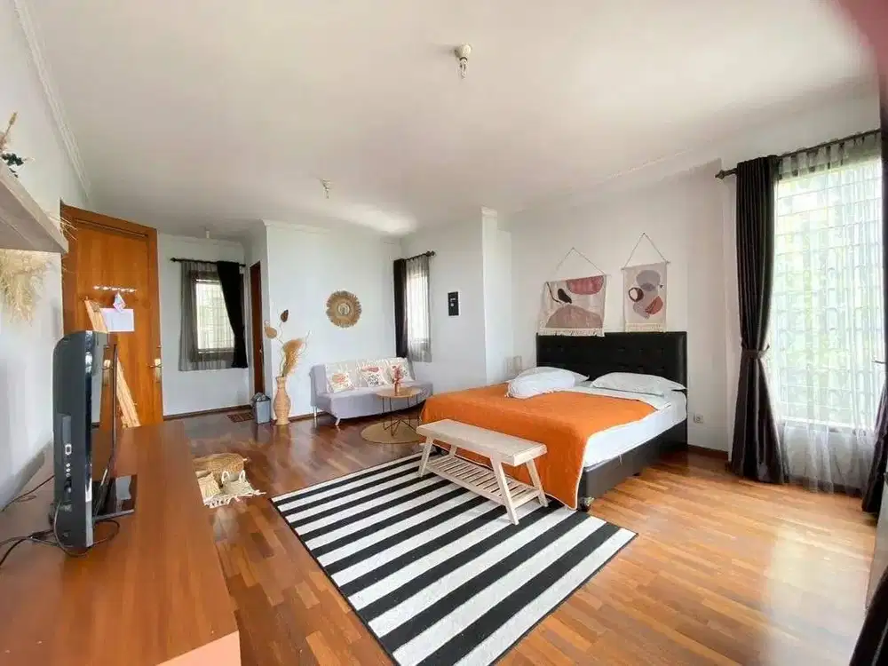 Dijual Rumah Modern Minimalis Ada Pool Furnished Di Dago Pakar Resor