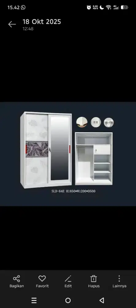 Promo lemari pakaian