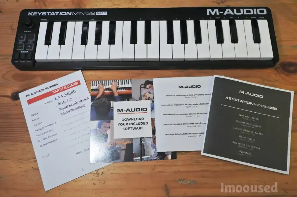 M-Audio keystation mini 32 mk3 Midi controller m-audio bekas