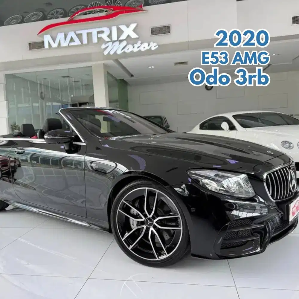 Mercedes Benz E53 AMG Cabriolet 2020 NIK 2019 Black Hitam Mercy E 53