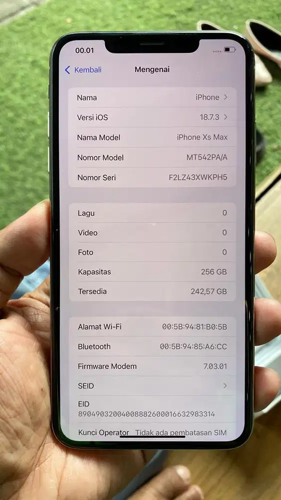 iphone Xs max 256GB Fullset Ibox