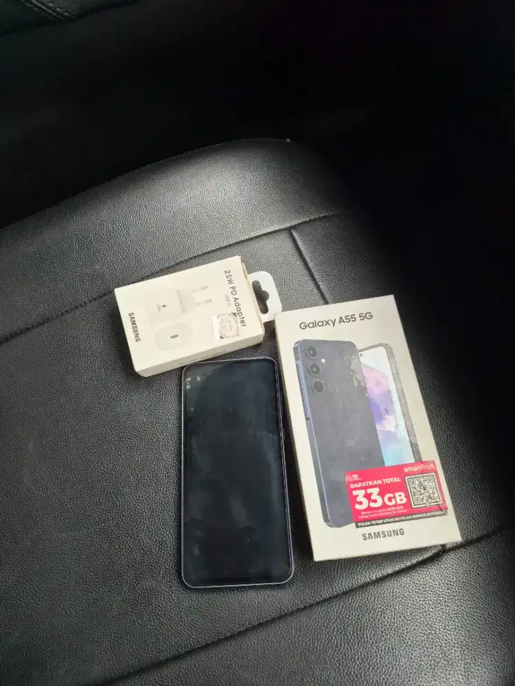 Samsung A55 5G internal 256 gb ram 8 gb biru navy