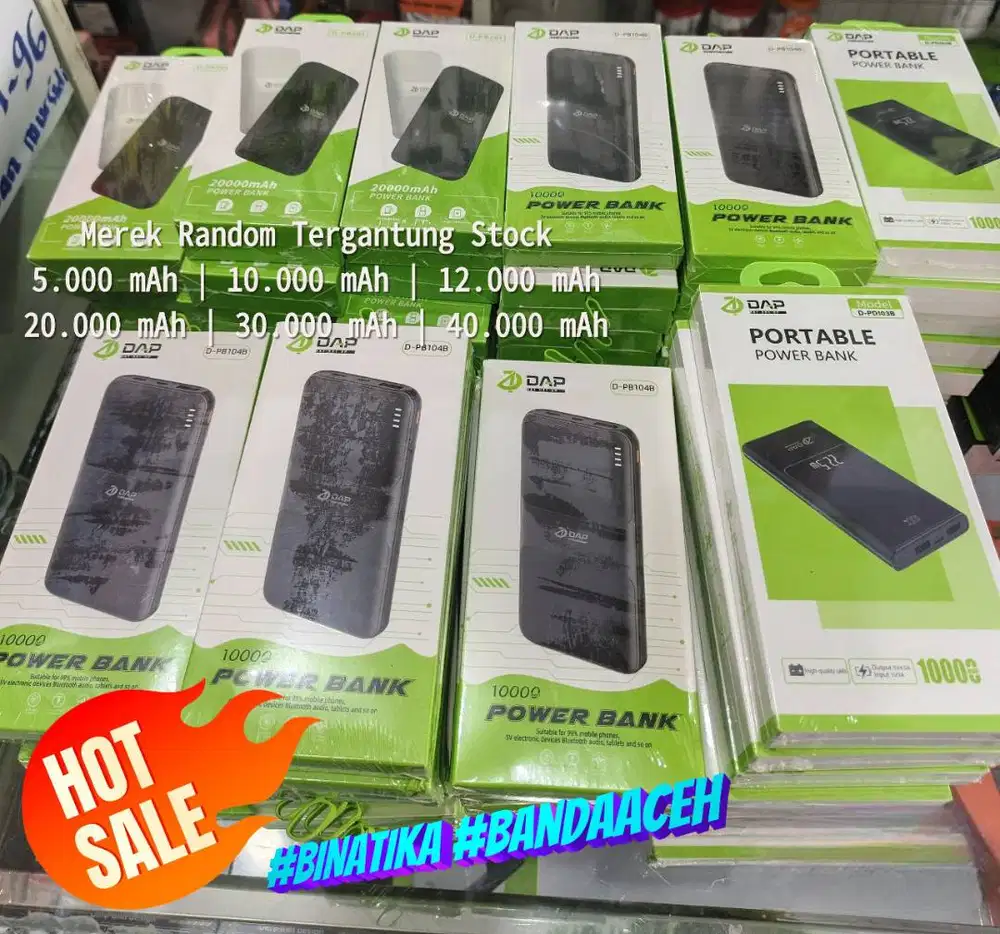 BARU - PROMO POWERBANK ORIGINAL RESMI (ALL TYPE) POWER BANK LENGKAP