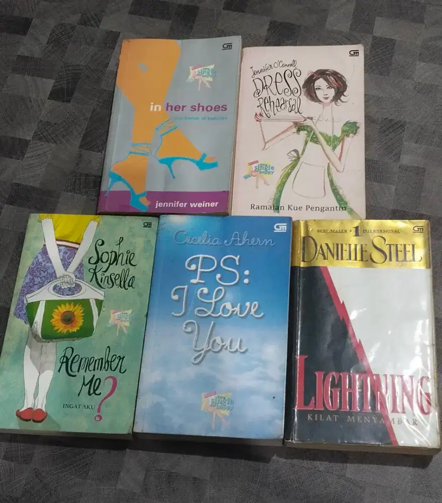 Jual paket novel chicklit import yaaa