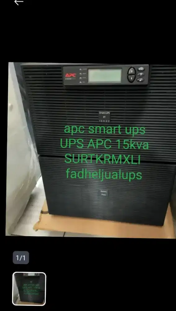 ups smart  15kva surt 40kva suvt apc ready battery bank