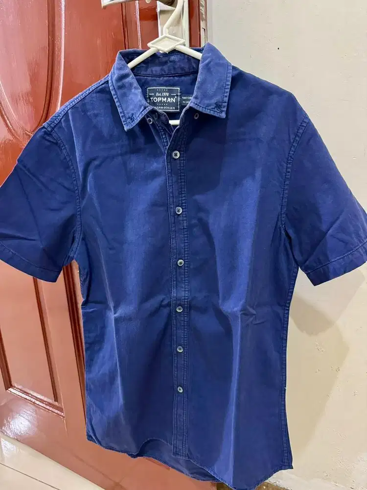 Kemeja Topman Biru Bagus