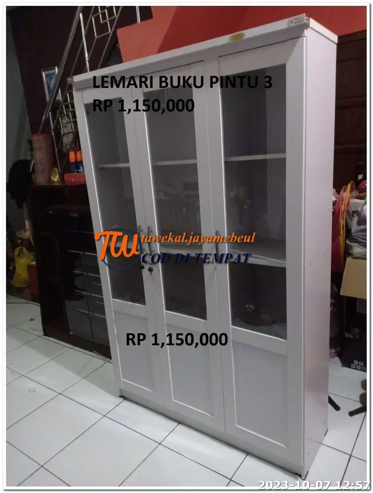 SET KANTOR RAK BUKU LEMARI ARSIP RAK SERBAGUNA LEMARI PAJANGAN