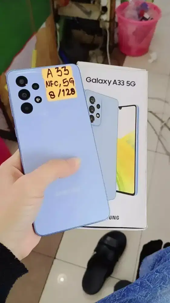 Di Jual Hp second Samsung A33 NFC 5G Ram 8/128 full set