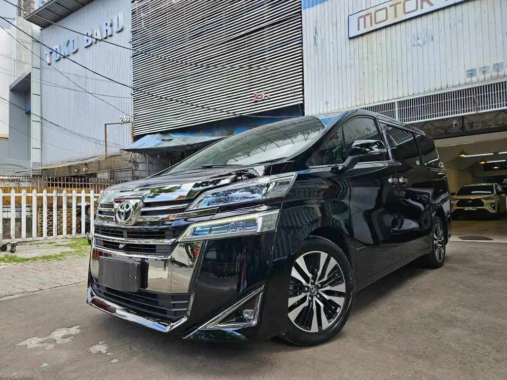 Toyota Vellfire 2.5 G atpm facelift 2020 nik 2019 hitam antik full ori