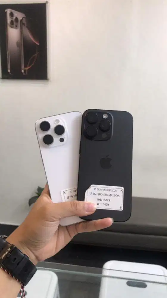 IPHONE 16 PRO 128Gb IBOX GARANSI ON SAMPE TAUN DEPAN