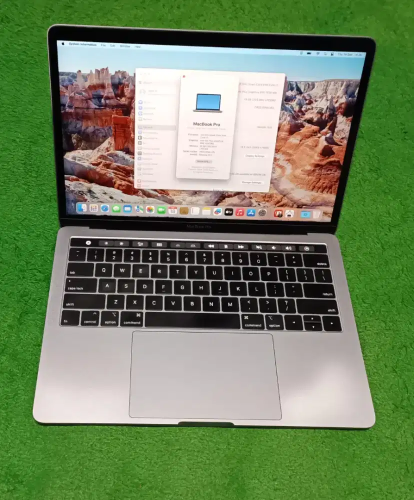 Apple MacBook Pro 2019 Intel i7 16/512 Grey Touchbar Murah