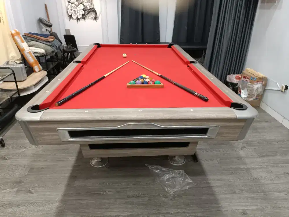 JUAL CEPAT MEJA BILLIARD 9 FEET SECOND LIKE NEW