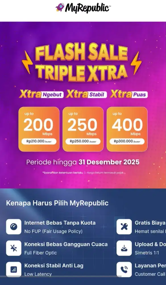wifi my republic gratis pemasangan