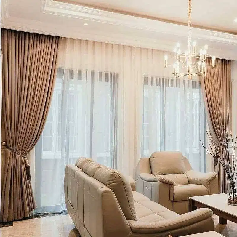 Pasang Tirai Gorden Jendela Gordyn Mewah Hordeng Model Terbaru Murah